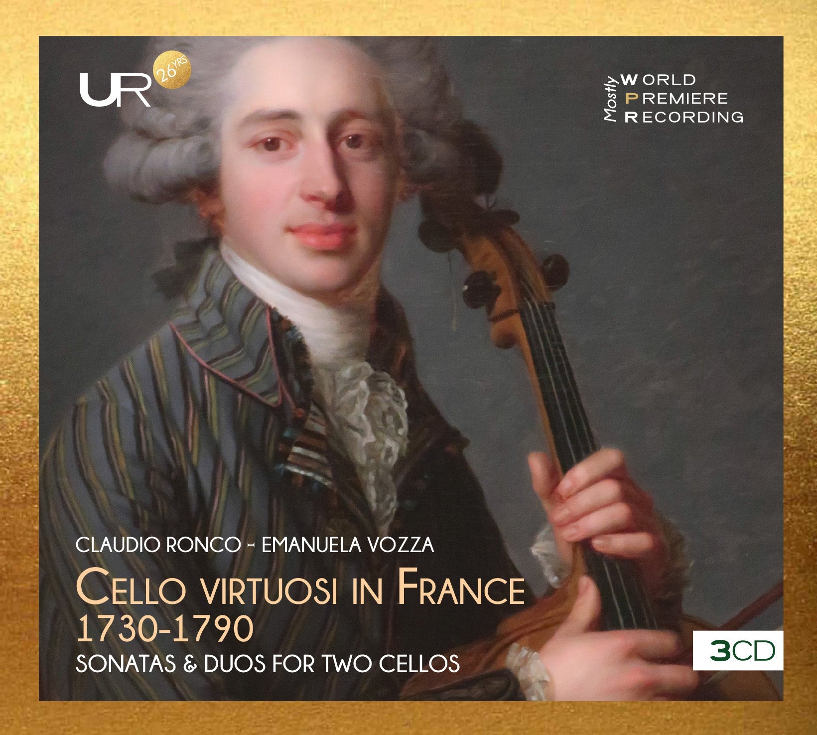 1730～1790年フランスのチェロ・ヴィルトゥオーゾたち（クラウディオ・ロンコ、エマヌエラ・ヴォッツア）