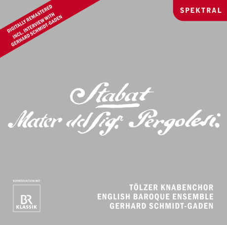 GIOVANNI BATTISTA PERGOLESI: STABAT MATER （Tölzer Knabenchor）